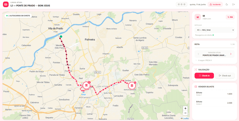 Real-Time Bus Management System
