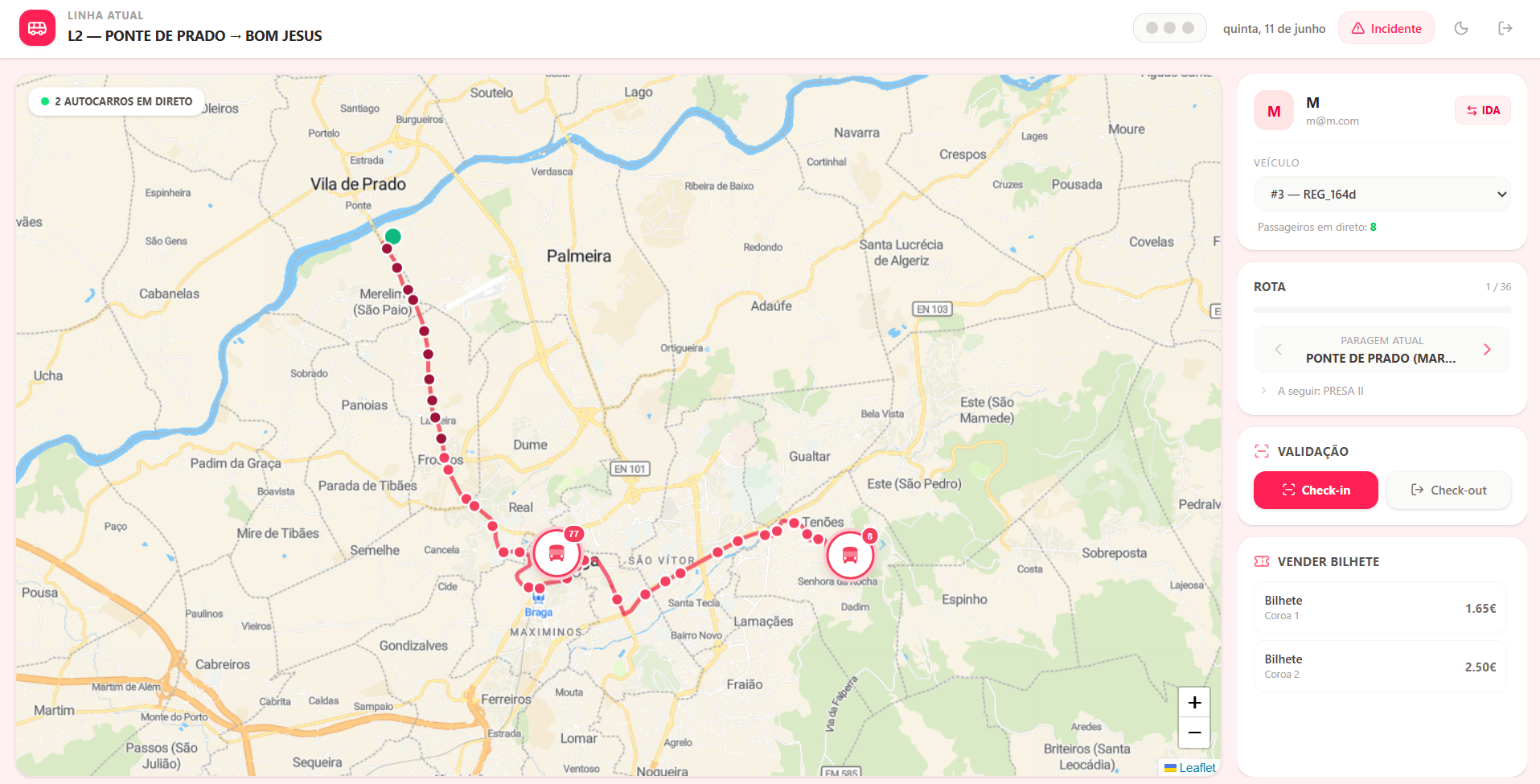 Driver and Operations Portal